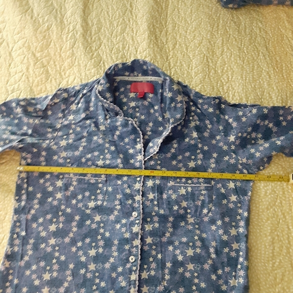 Victoria Secrets  PJ set Medium(Long)*meas on pix*, blue, pink, silver, black - Picture 4 of 12